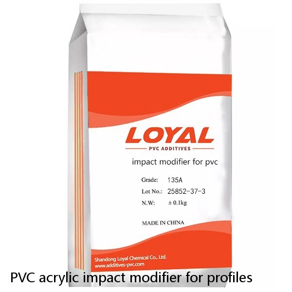 PVC acrylic impact modifier for profiles