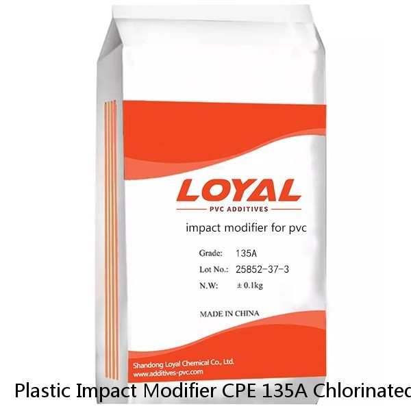 Plastic Impact Modifier CPE 135A Chlorinated Polyethylene pvc additives