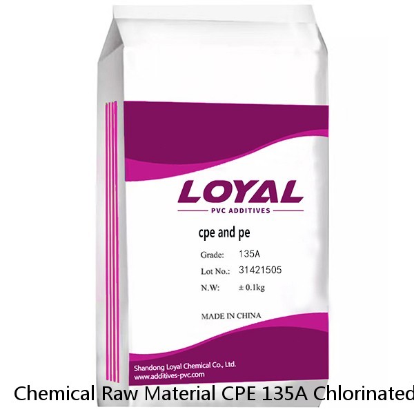 Chemical Raw Material CPE 135A Chlorinated Polyethylene (CPE 135) and PVC Raw Material