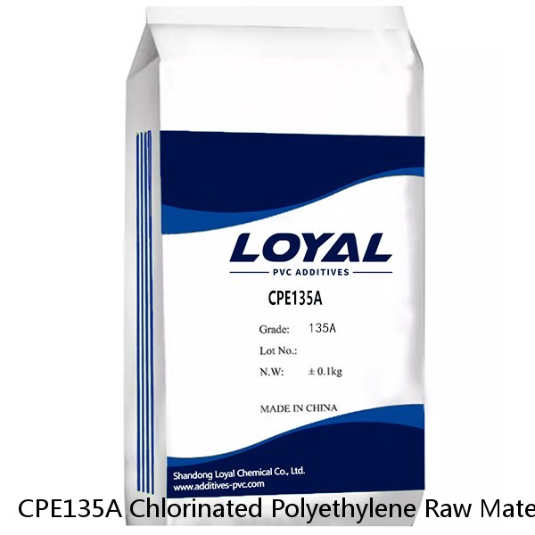 CPE135A Chlorinated Polyethylene Raw Material for Plastic PVC Products