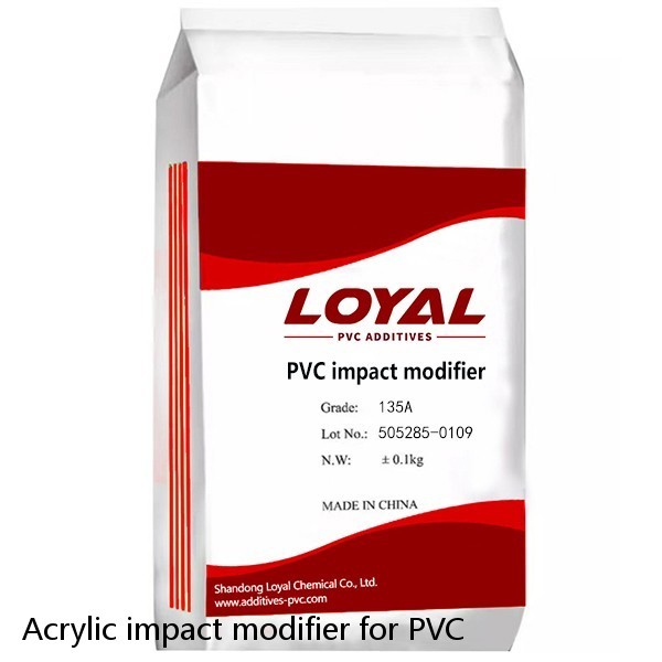 Acrylic impact modifier for PVC