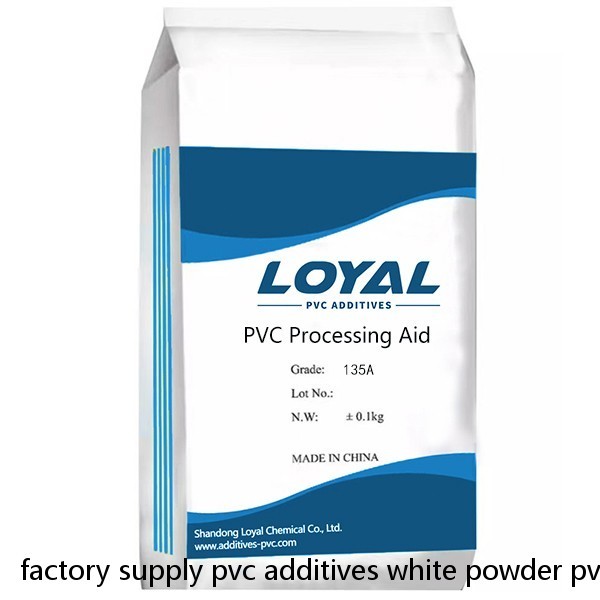 factory supply pvc additives white powder pvc processing aid acr401