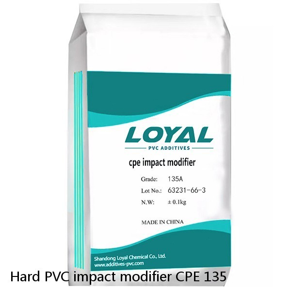 Hard PVC impact modifier CPE 135