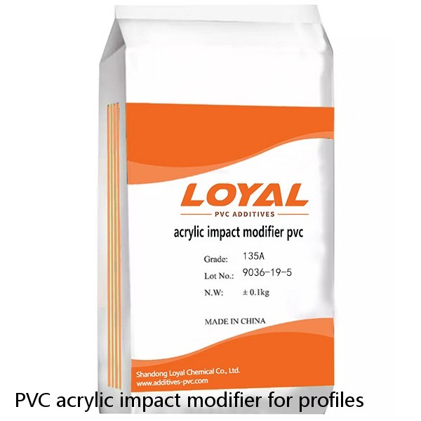 PVC acrylic impact modifier for profiles