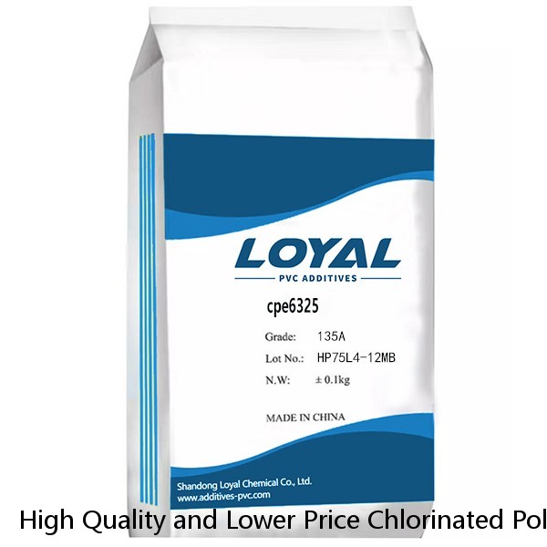 High Quality and Lower Price Chlorinated Polyethylene CPE 135A