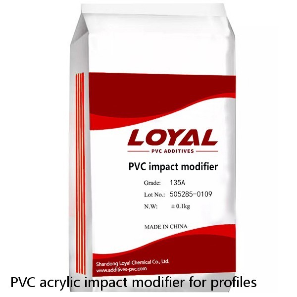 PVC acrylic impact modifier for profiles