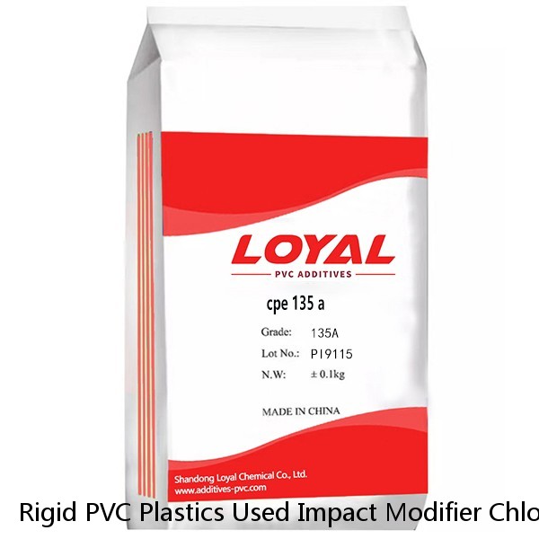 Rigid PVC Plastics Used Impact Modifier Chlorinated Polyethylene/CPE 135A
